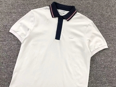 Polo smart paris regular fit com gola contraste - edição limitada (branco) na internet