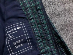 Jaqueta Harrington Lacoste Paris edição limitada - (xadrez)