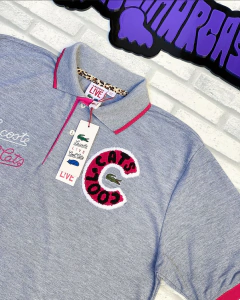 polo cool cats edição C - raridade - cinza e rosa - comprar online