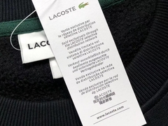 Moletom Lacoste Big croc edição site - limitado (preto)