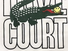 Imagem do Moletom Lacoste X smiley collab - edição limitada (branco)
