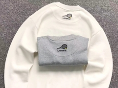 Imagem do Moletom Lacoste X smiley collab - edição limitada (cinza)