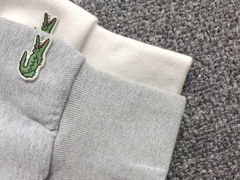 Moletom Lacoste X smiley collab - edição limitada (cinza) - comprar online