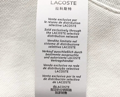Moletom Lacoste X smiley collab - edição limitada (branco) - comprar online