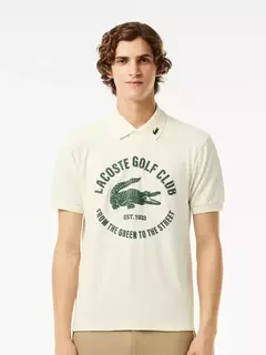 Polo Lacoste Golf Club edição site - limitada (branca) - comprar online