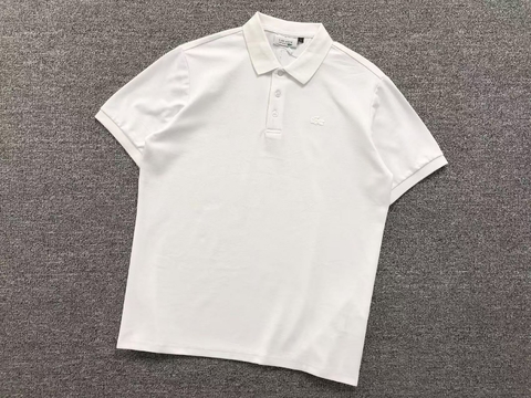 Polo Lacoste monocromático edição site detalhes nas costas - limitado (branco) - comprar online
