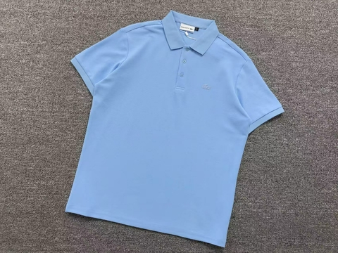 Polo Lacoste monocromático edição site detalhes nas costas - limitado (azul bebê) - comprar online