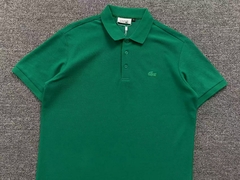 Polo Lacoste monocromático edição site detalhes nas costas - limitado (verde) na internet