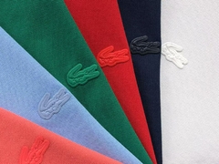 Polo Lacoste monocromático edição site detalhes nas costas - limitado (azul marinho) - loja online