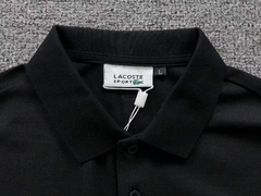 Polo Lacoste monocromático edição site detalhes nas costas - limitado (preto) - comprar online