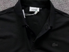 Polo Lacoste monocromático edição site detalhes nas costas - limitado (azul marinho) - loja online
