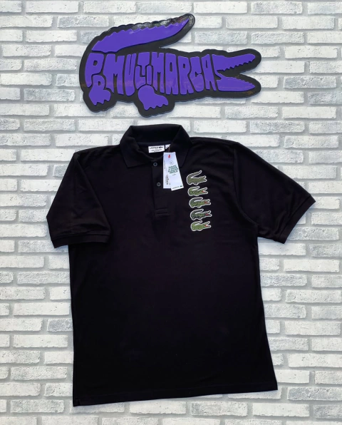 Polo multi croco 2024 - edição limitada (preto)