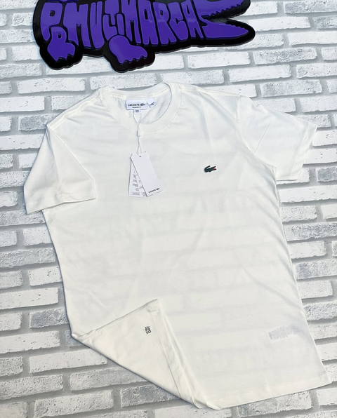 Camiseta básica croco Sport - edição limitada (off white)