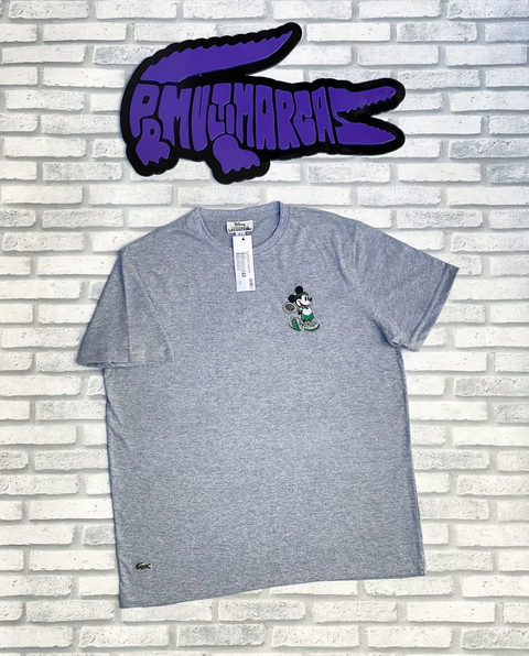 Camiseta lcst x mickey - edição limitada (cinza)