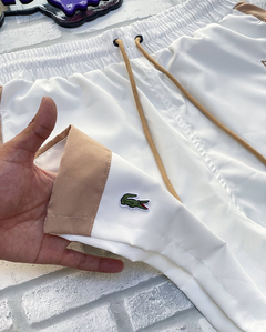 Bermuda sport tactel letreiro - edição limitada (off white) - loja online