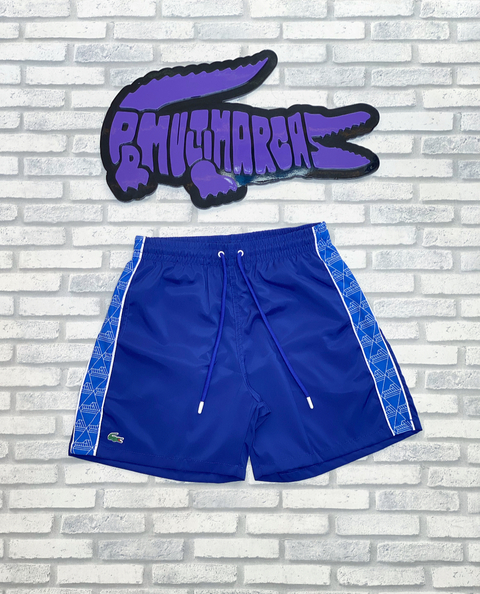 Bermuda sport monograma - edição limitada (azul royal)