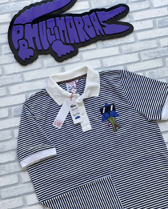 polo cool cats raridade - branco/preto - comprar online