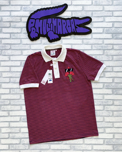 polo cool cats raridade - vermelho
