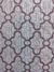 Tecido Jacquard Estampado Cinza e Vermelho - 1,40 Largura