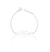 PULSEIRA PERSONALIZADA MANUSCRITO ESCRITA DELICADA COM SÍMBOLO