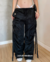Calça Parachute Cargo Preta. na internet