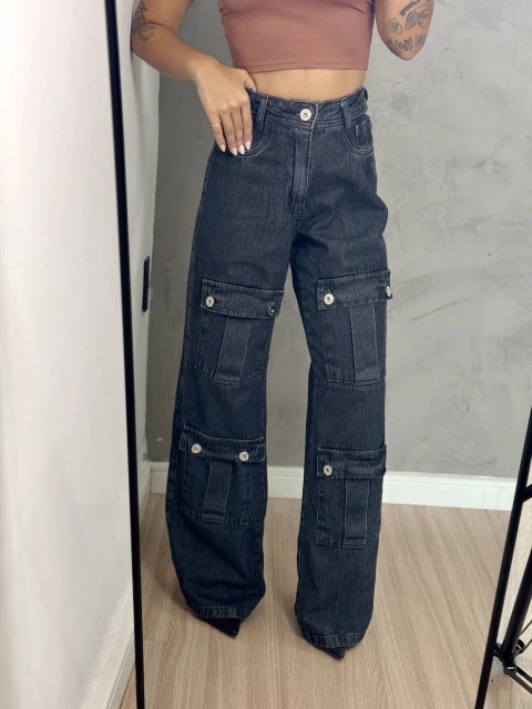 CALÇA CARGO QUATRO BOLSOS ESTONADA. - comprar online