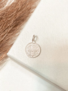 Pingente são bento 13mm prata925