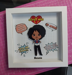 Mini Quadrinho Super Mãe - Modelo Super Discreta