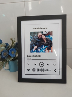 Quadro Interativo Spotify - Modelo Foto