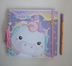 Caderno Unicórnio Cute