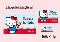 Etiquetas Escolares - Hello Kitty - comprar online
