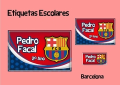 Etiquetas Escolares - Barcelona