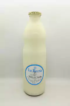 Yogurt de vainilla entero La Recría 1 lt - agroecológico