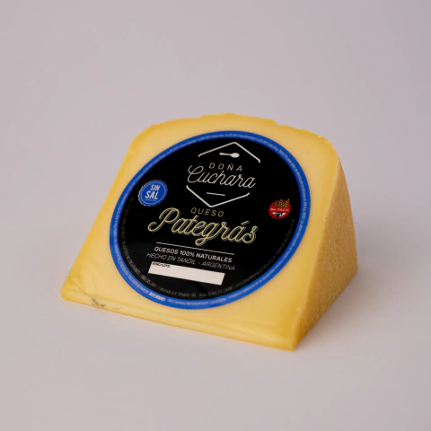 Queso pategrás sin sal Doña Cuchara 300 grs - pastoril