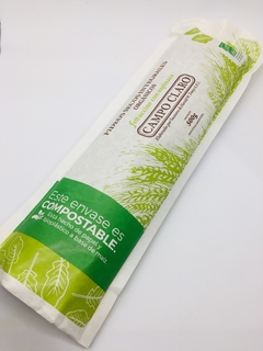 Fideos integrales de espinaca Campo Claro orgánico 500 grs
