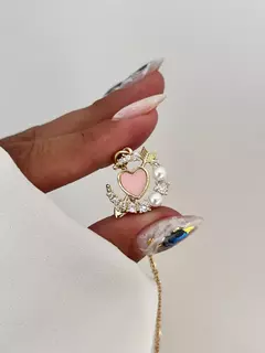 Collar Lunita + corazon - comprar online