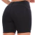 Short Jeans Preto Meia Coxa Feminino Cintura Alta Com Lycra