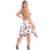 Vestido Midi Frente Única Estampado - comprar online