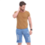 Bermuda Jeans Masculina Barra Desfiada Destroyed Sem Lycra na internet