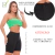 Short Jeans Preto Meia Coxa Feminino Cintura Alta Com Lycra