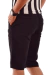 Bermuda Jeans Preta Masculina Com Lycra Lisa Slim Stillger