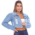 Jaqueta Jeans Feminina Barra Desfiada Stillger