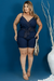 Jardineira Short Jeans Plus Size Macacão Com Lycra Feminino Stillger