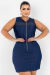 Vestido Jeans Plus Size Feminino Moda Com Lycra Lançamento Stillger