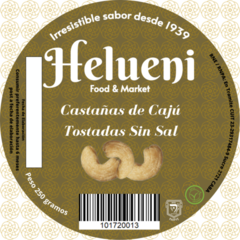 CASTAÑAS DECAJU TOSTADO SIN SAL HELUENI