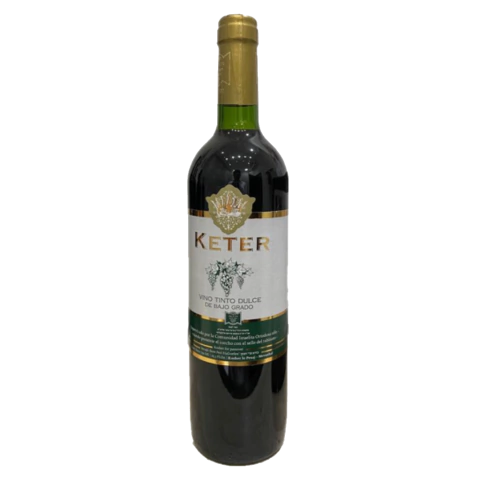 VINO TINTO DULCE BAJO GRADO KETER - comprar online