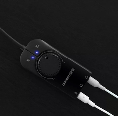 Adaptador Áudio Externo Ugreen 3 em 1 Interf. Usb 2.0 15cm na internet