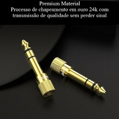 Adaptador P10 Macho 6.5mm x P2 Fêmea 3.5mm UGREEN 20503 - comprar online