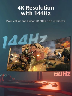 Adaptador USB-C para Displayport 1.4 - 8k/60Hz na internet