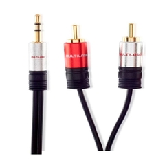 Cabo de Áudio P2 ST X 2 RCA 1,8 Metros